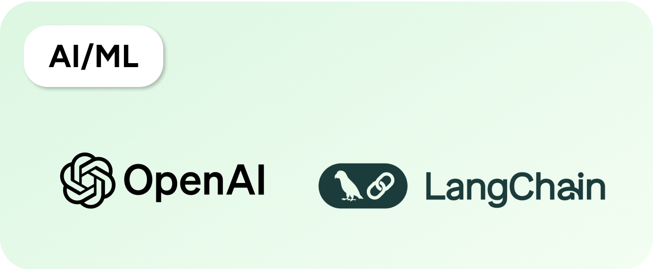 AI/ML technologies